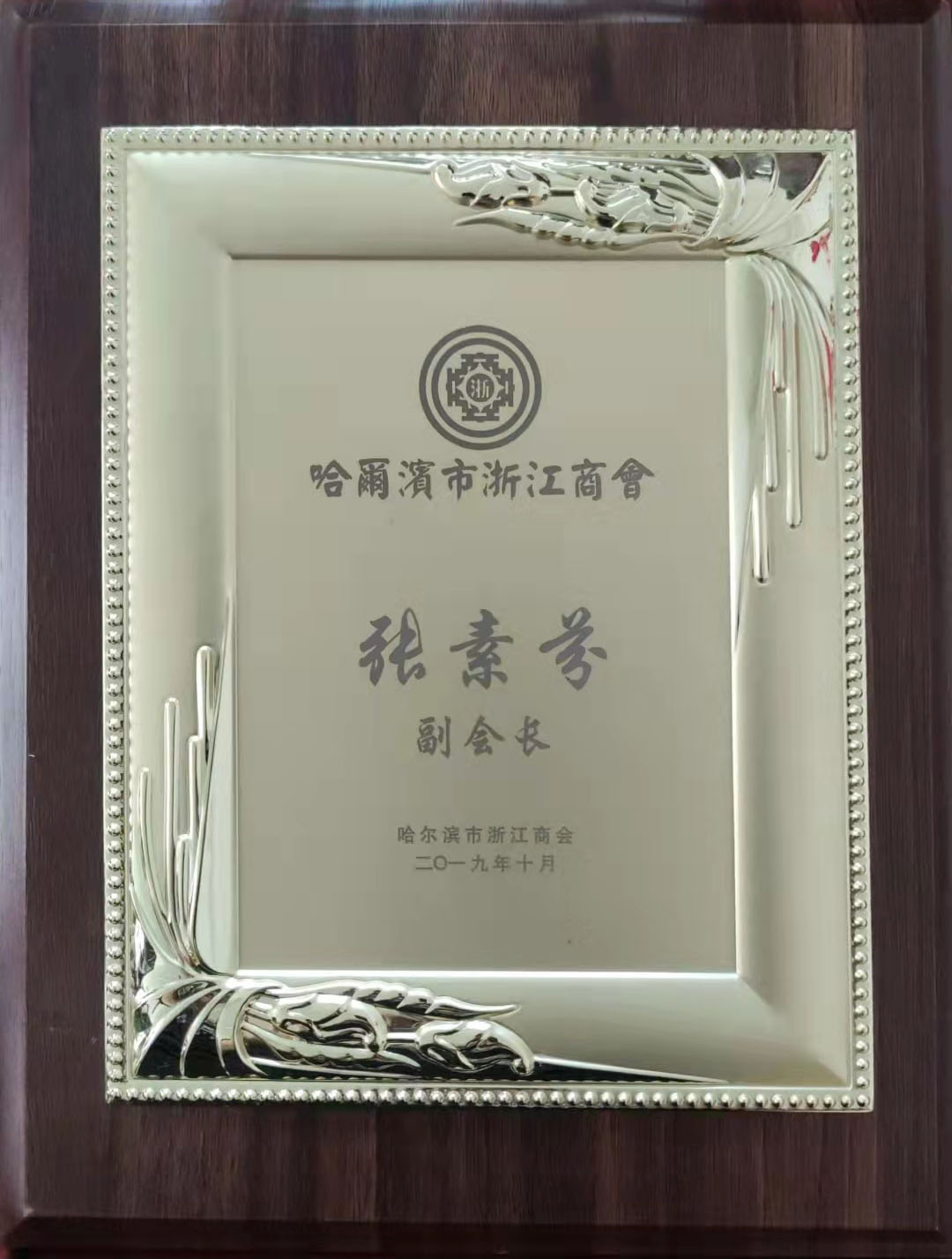 哈爾濱市(shi)浙江(jiang)商(shang)會副會長(zhang)